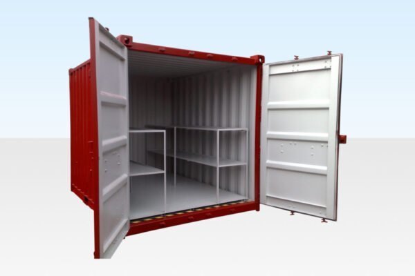 10Ft X 8Ft Flat Floor Bunded Store - Container Solutions LLC