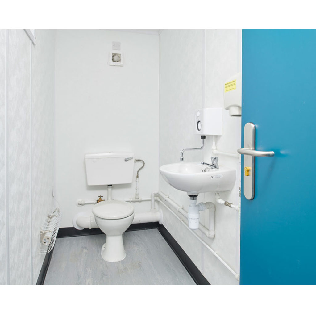 12Ft x 9Ft 2+1 Jackleg Toilet Cabin - Container Solutions LLC