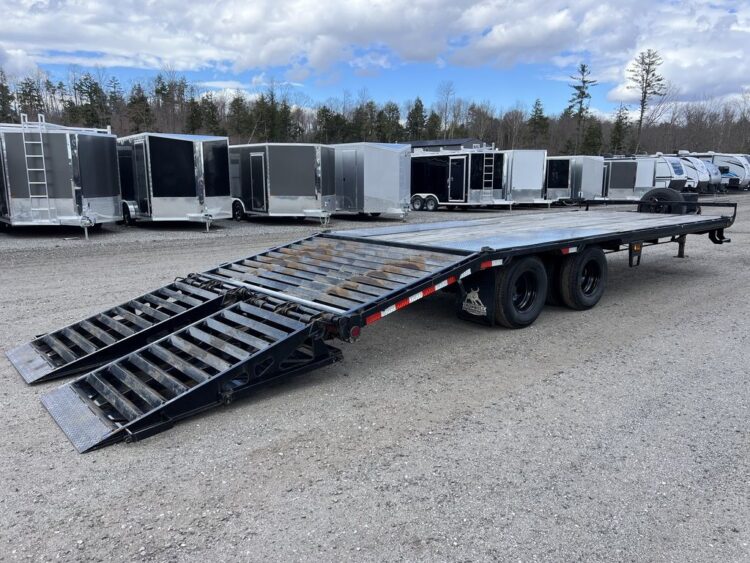 2022 Iron Bull Trailers 8.5×25 22K Deckover Equipment Hauler w/Rampage Ramps - Container Solutions LLC