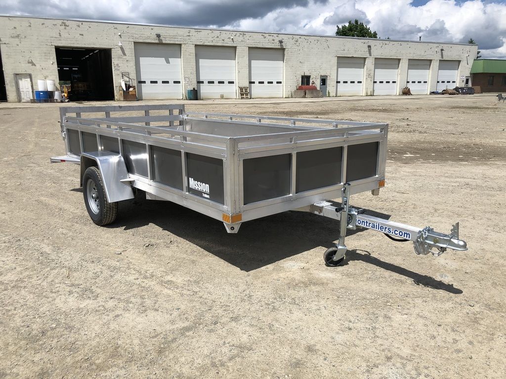 2022 Mission Trailers 6×12 Aluminum Open Utility w/Integrated Rear Ramp - Container Solutions LLC