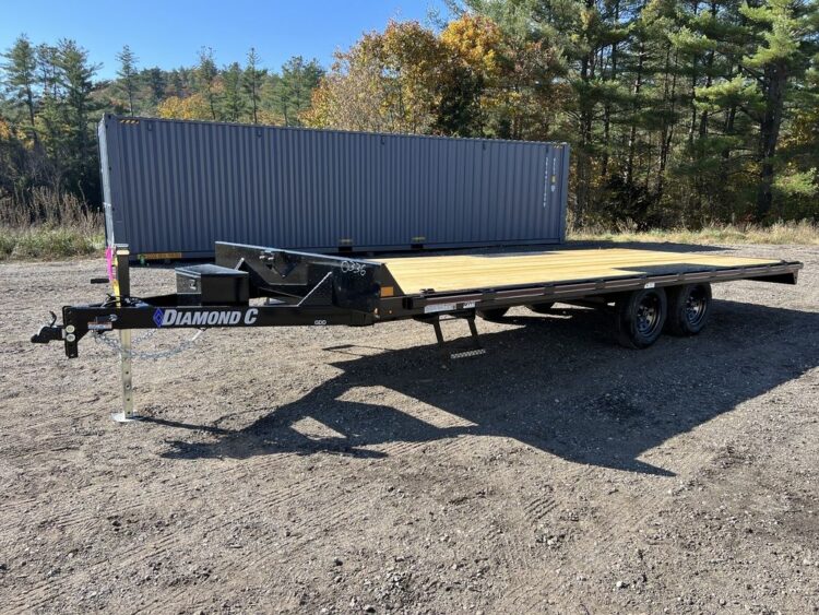 2024 Diamond C 8.5×20 7K Deckover Trailer w/Slide-In Ramps - Container Solutions LLC