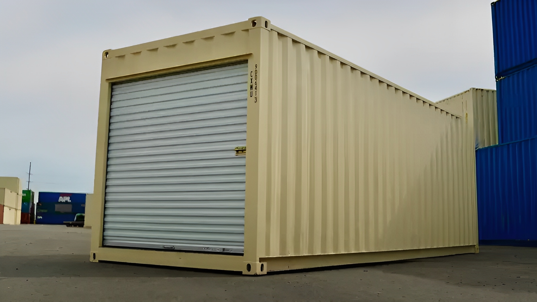 20ft Storage Container With Roll-Up Door - Container Solutions LLC