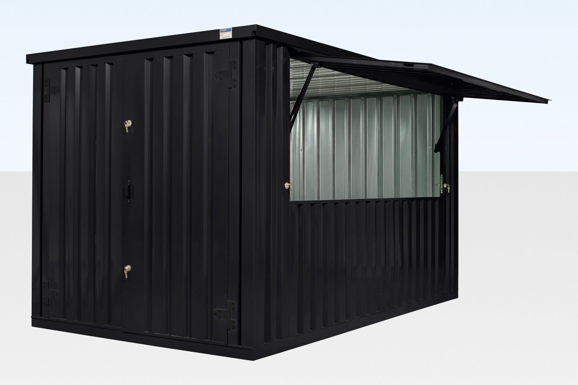 4M Flat Pack Kiosk - Container Solutions LLC